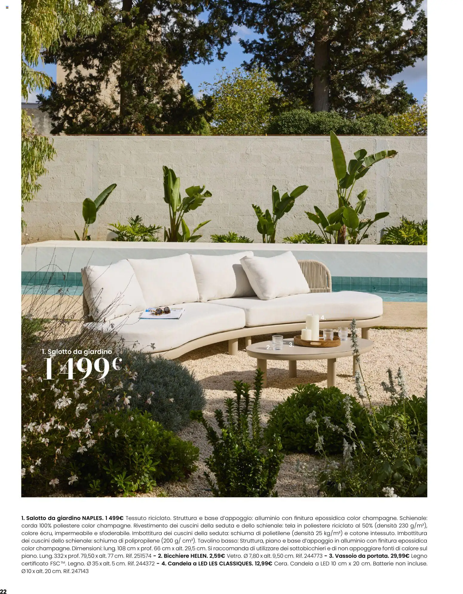 Volantino Maisons du Monde del 12.03.2026 | Pagina: 22 | Prodotti: Tavolino, Alluminio, Vassoio, Batterie