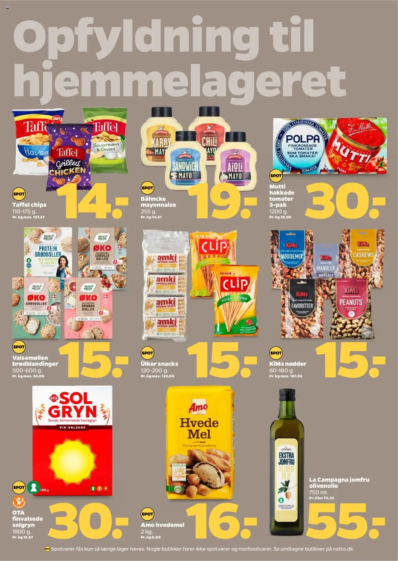 Netto Tilbudsavis gyldig fra 23.08.2025 | Side: 21 | Produkter: Chips, Nødder, Peanuts, Hakkede tomater