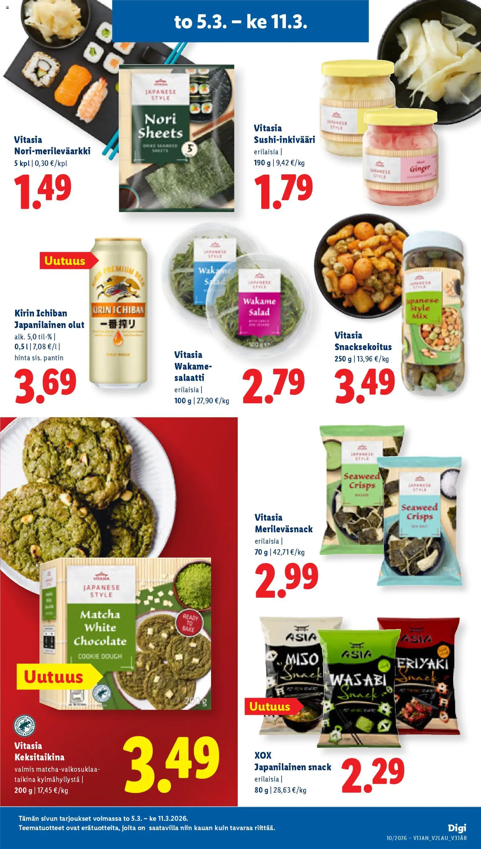 Lidl tarjoukset - Helsinki – voimassa 05.03.2026 alkaen | Sivu: 13 | Tuotteet: Olut, Salaatti