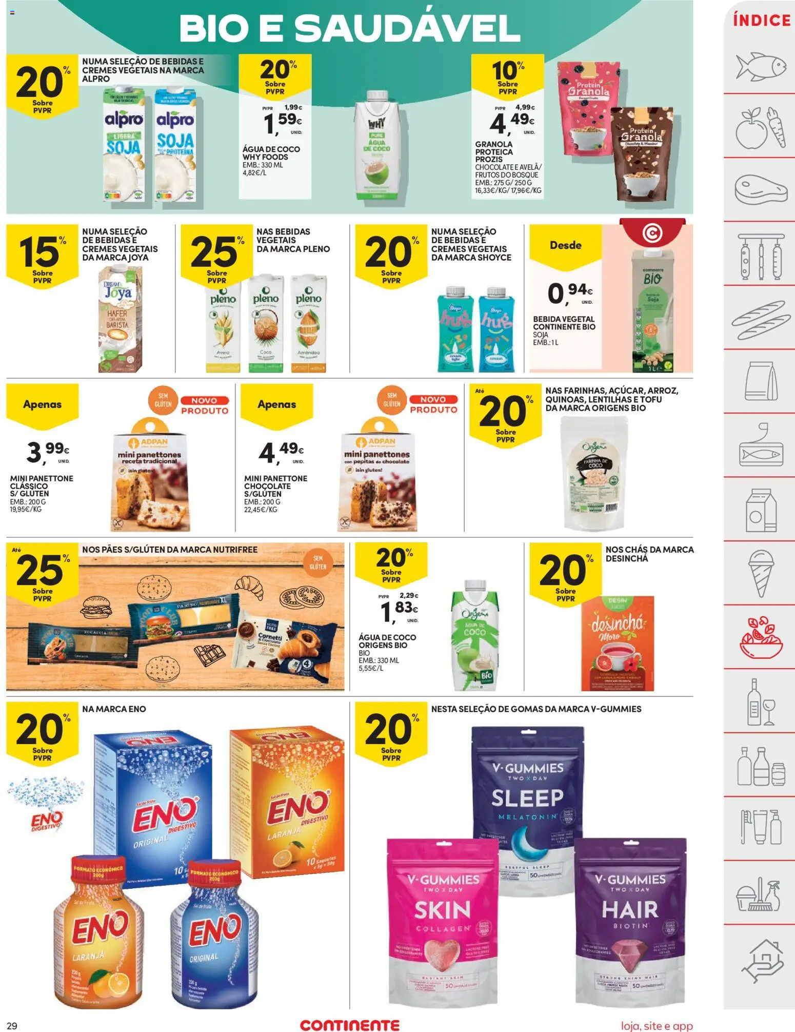 Continente folheto │ válido de 26.12.2025 | Página: 29 | Produtos: Agua, Sal, Melatonina, Bebida