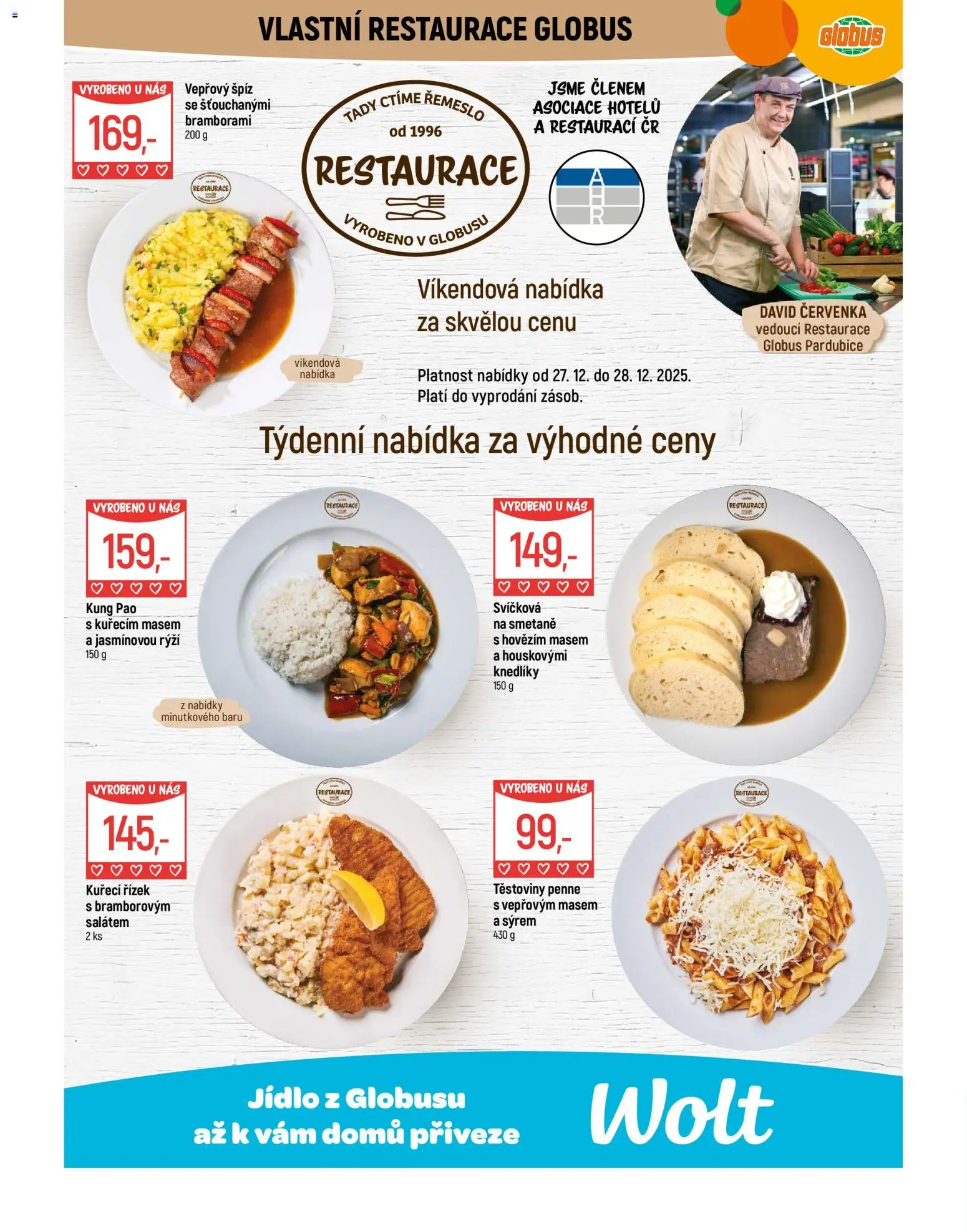 Globus leták - Pardubice od 27.12.2025 | Strana: 6 | Produkty: Penne, Špíz, Globus, Těstoviny