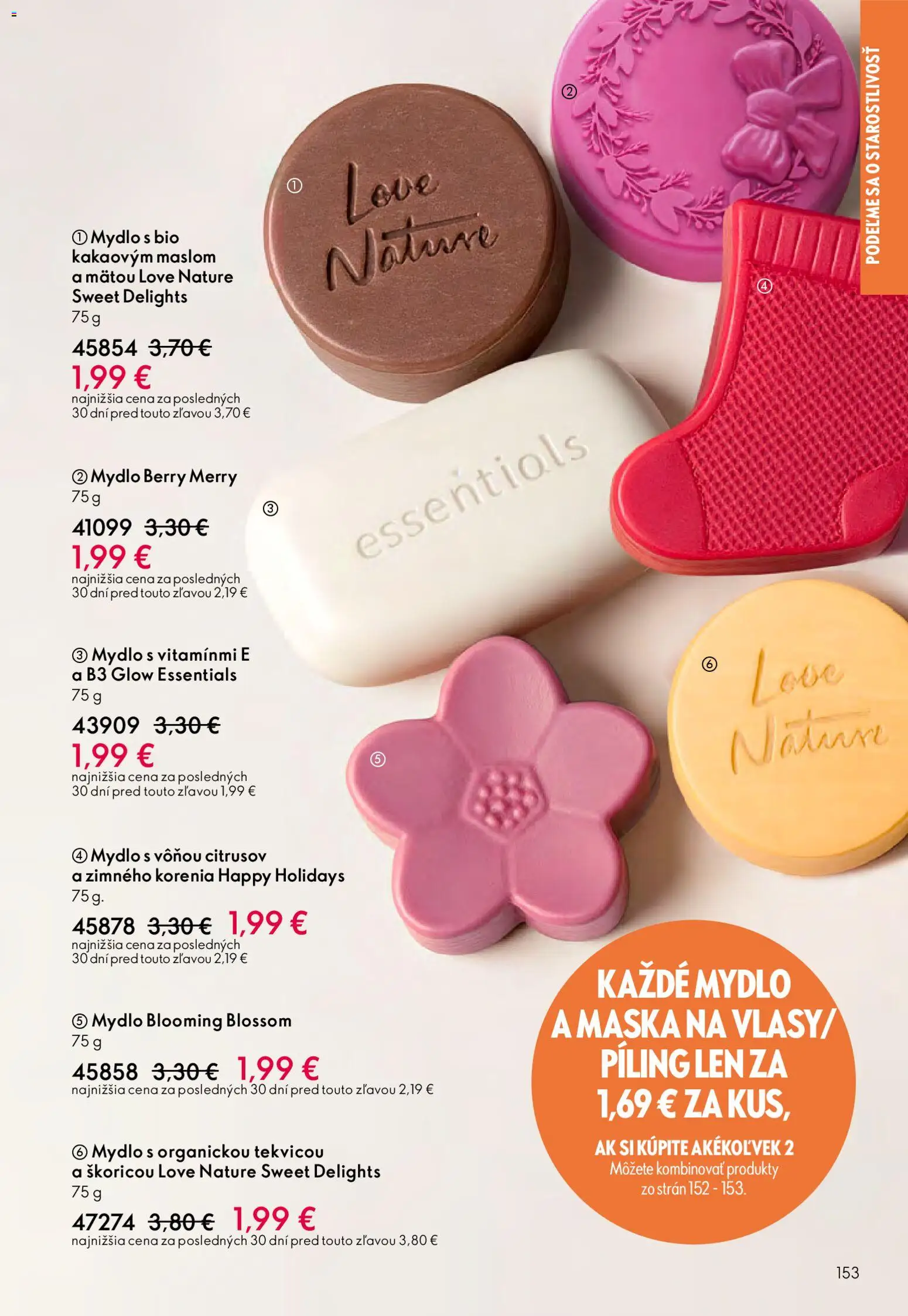 Nové Oriflame akcie – leták je platný od 06.05.2026 | Strana: 153 | Produkty: Maska, Mydlo