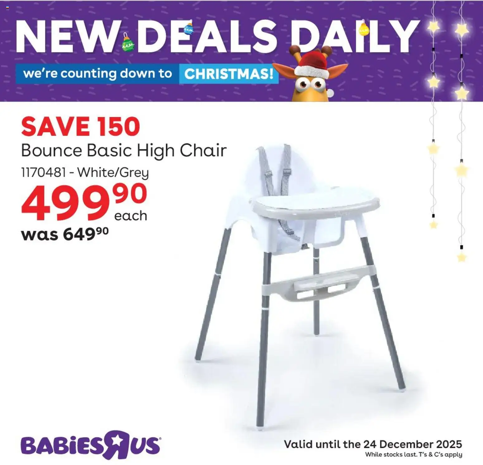 New Babies R Us catalogue – valid from 16.12.2025 | Page: 9 | Products: Chair