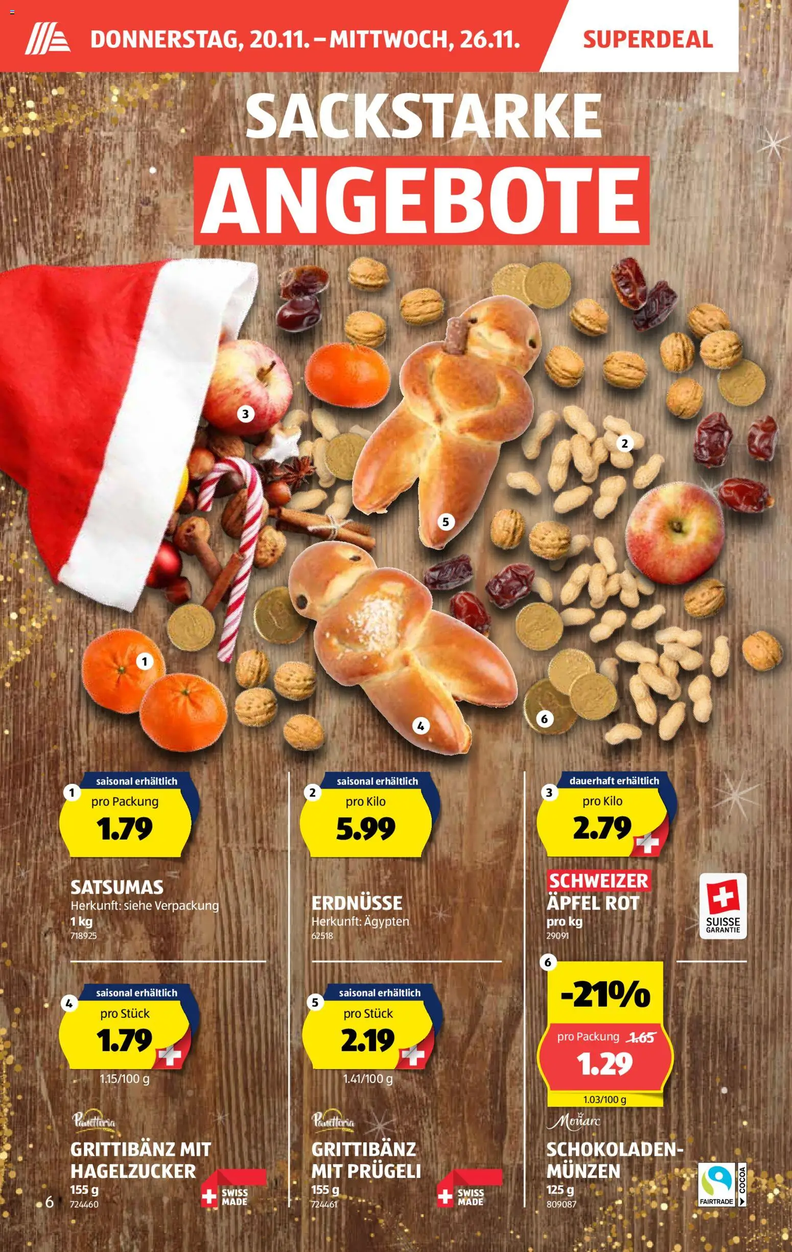 Aldi - Black Friday – gültig ab 20.11.2025 | Seite: 7 | Produkte: Erdnüsse, Äpfel