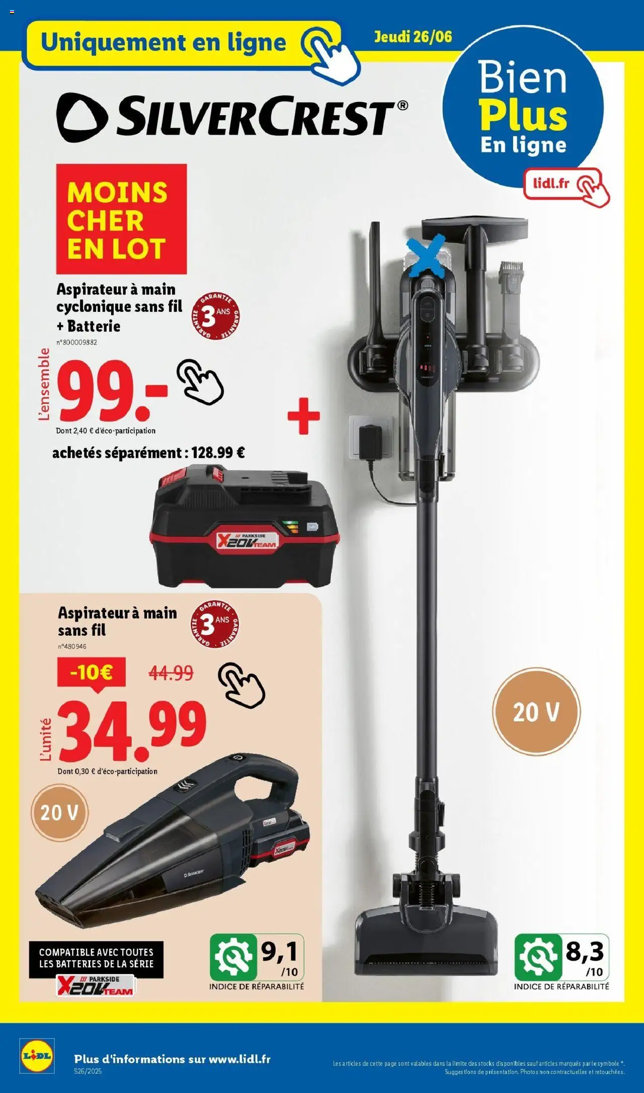  | Page: 58 | Produits: Aspirateur, Batterie