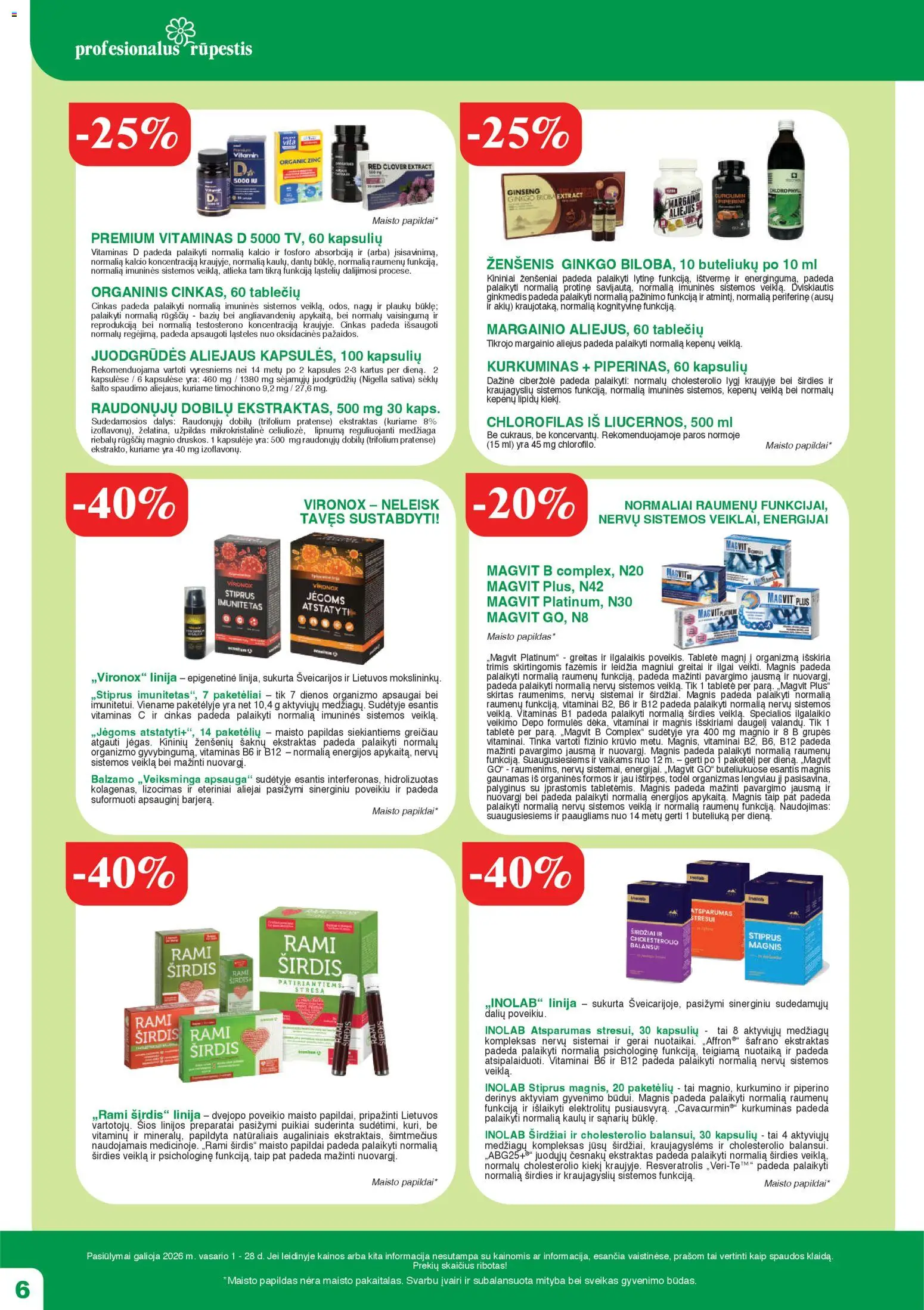Ramunélés akcijos nuo 01.02.2026 | Puslapis: 6 | Prekių: Aliejus