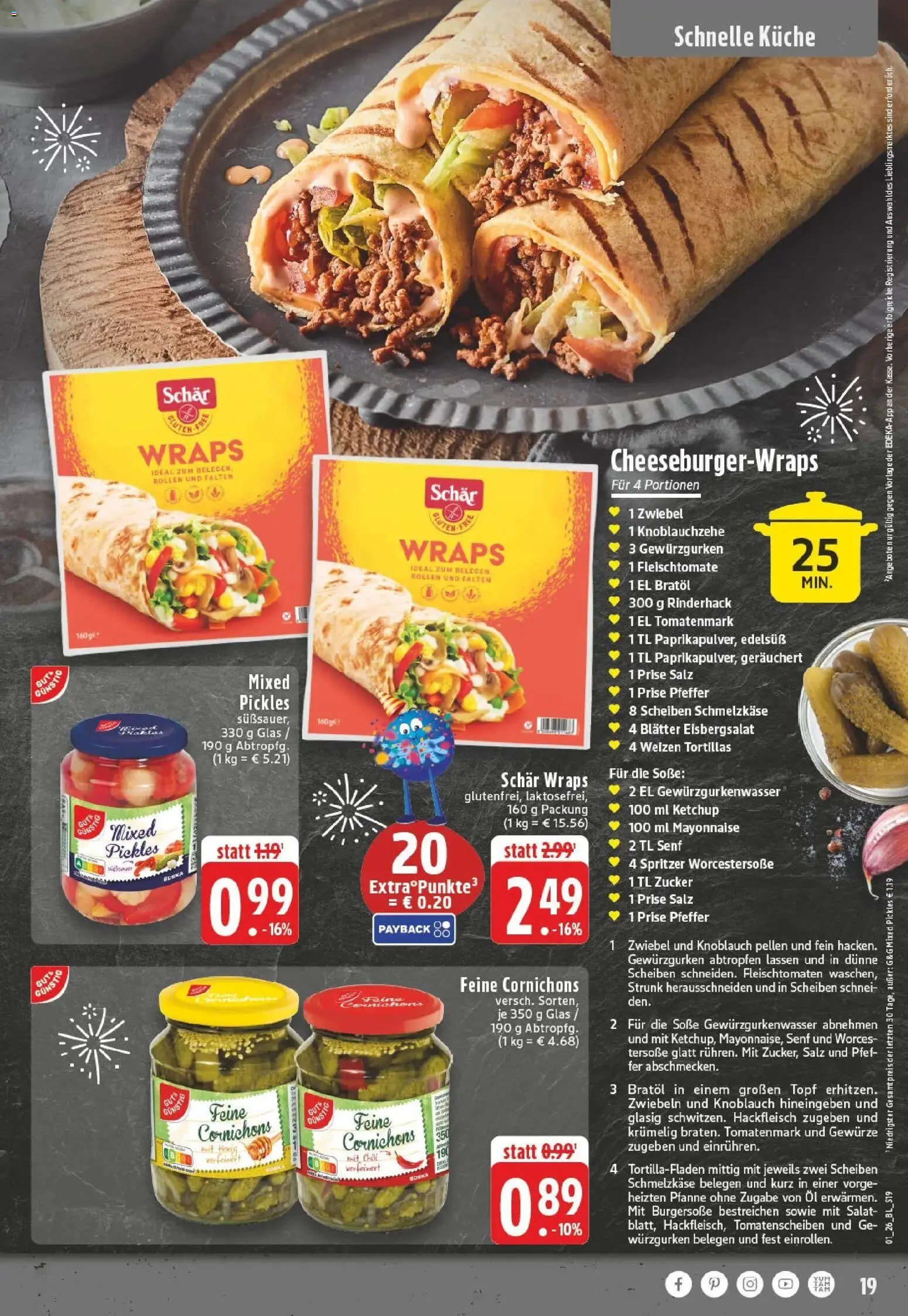 Edeka prospekt Bottrop	 – gültig ab 28.12.2025 | Seite: 19 | Produkte: Eisbergsalat, Gewürze, Ketchup, Salat