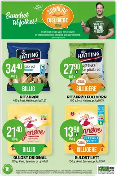 Forhåndsvisning av GULOST ORIGINAL, 150 g, skivet, Synnøve, pr. kg 142,67 gyldig fra 13.04.2026 | Side: 10