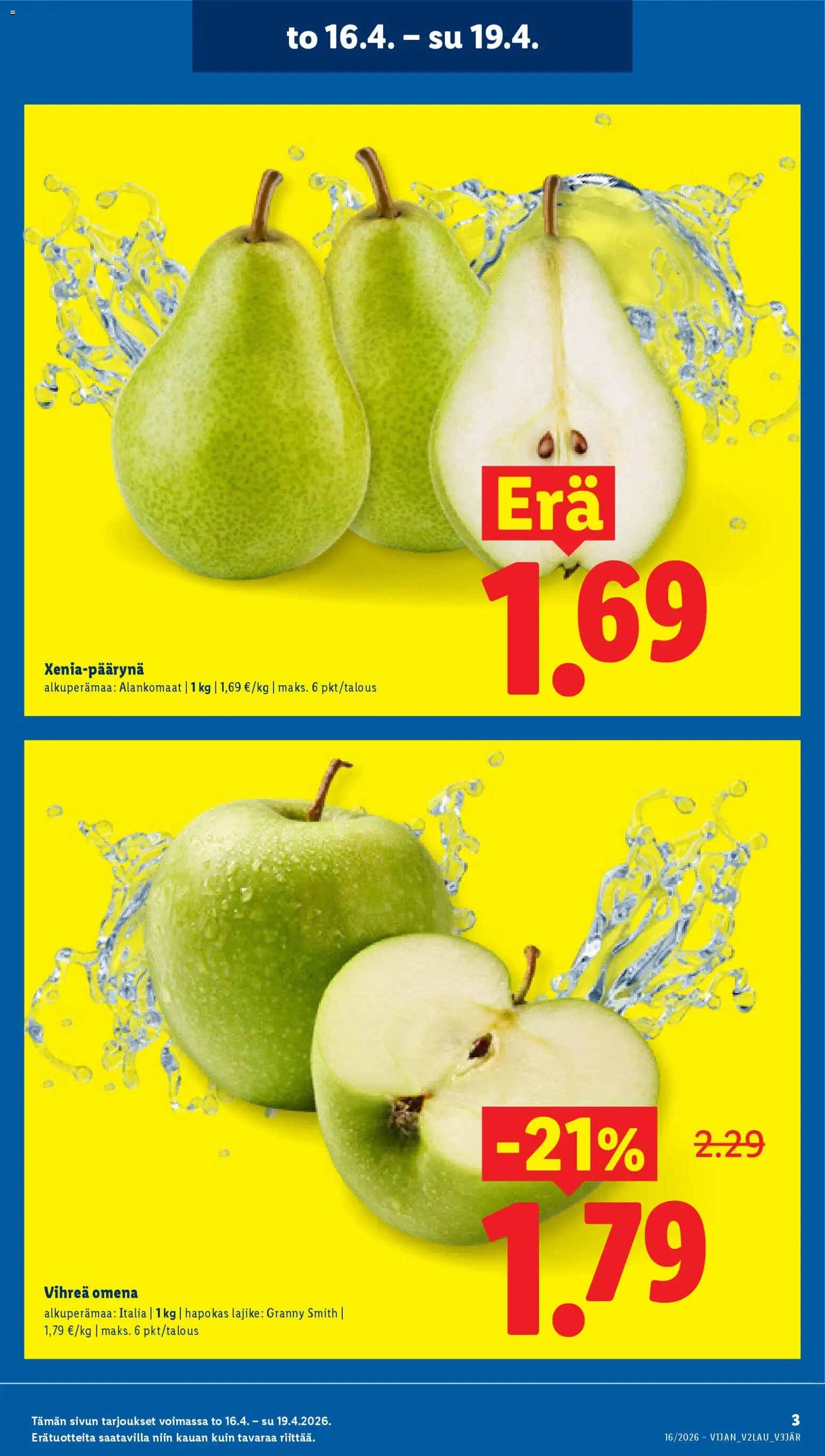 Lidl tarjoukset – voimassa 16.04.2026 alkaen | Sivu: 3