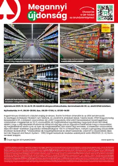 Spar Kiskunhalas üzlet megújulás - amely érvényes a következő dátumtól: 24.10.2025 | Oldal: 2