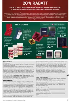 Galeria Karstadt Kaufhof Prospekt 	 ab 17.12.2025 gültig | Seite: 19 | Produkte: Strümpfe, Telefon