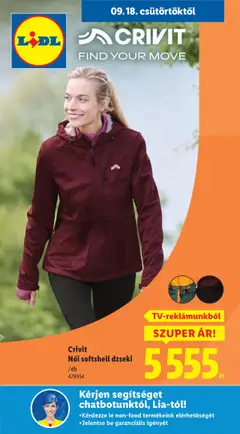 Lidl - Nonfood kínálatunk - amely érvényes a következő dátumtól: 18.09.2025