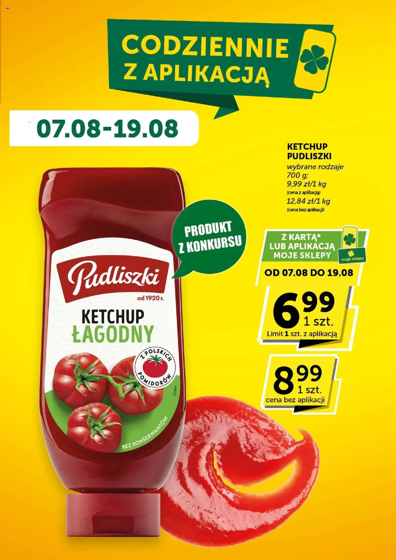 Groszek Gazetka - Minimarket od 07.08.2025 | Strona: 5 | Produkty: Ketchup, Ketchup pudliszki