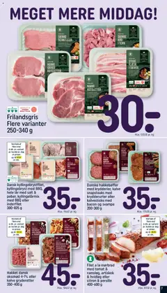 Dansk kyllingebrystfilet, kyllingebryst med BBQ, hele lår med salt & peber, kyllingelårmix med BBQ eller inderfilet, 300-825 g gyldig fra 19.10.2025 | Side: 7