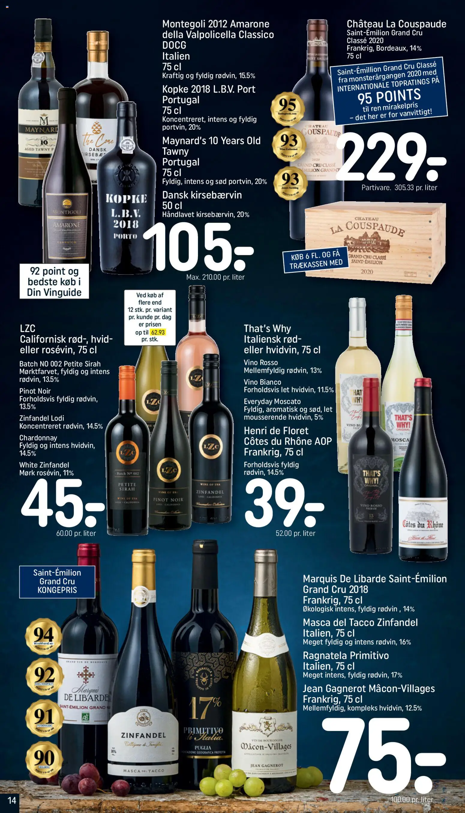 Rema 1000 tilbudsavis – gyldig fra 07.12.2025 | Side: 14 | Produkter: Kirsebærvin, Cherry