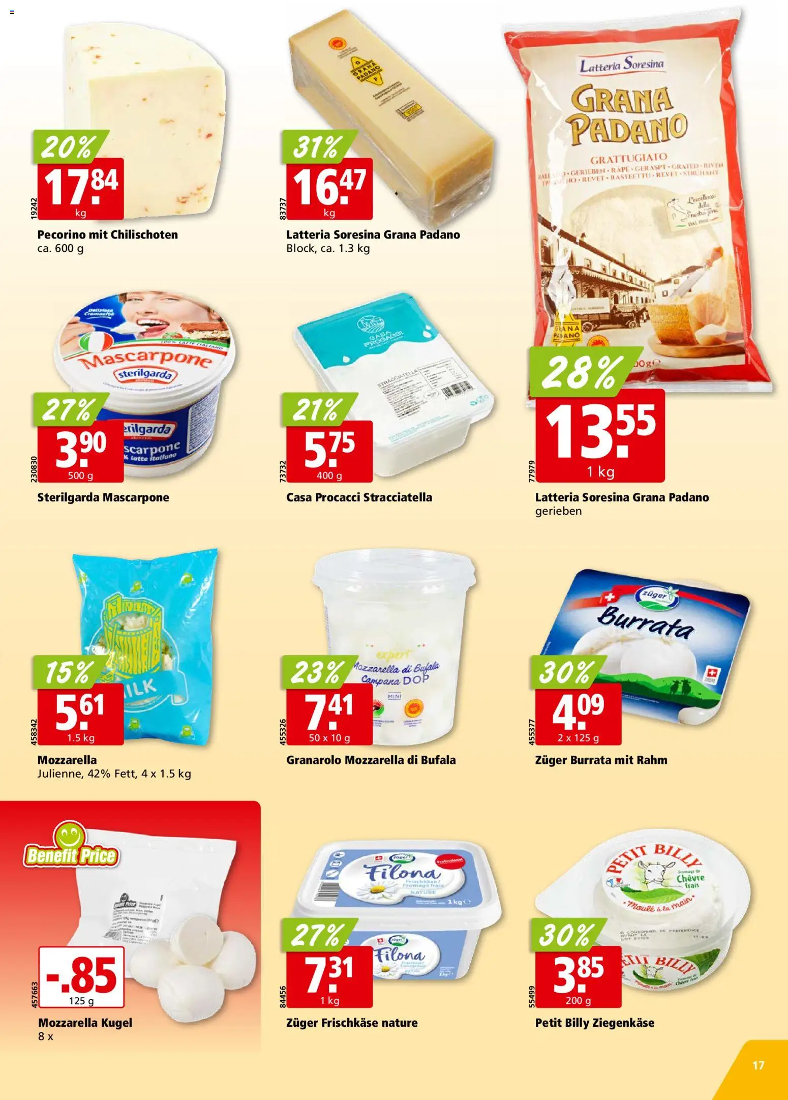 Aligro Aktionen – gültig ab 12.01.2026 | Seite: 17 | Produkte: Mascarpone, Ziegenkäse, Fennikel