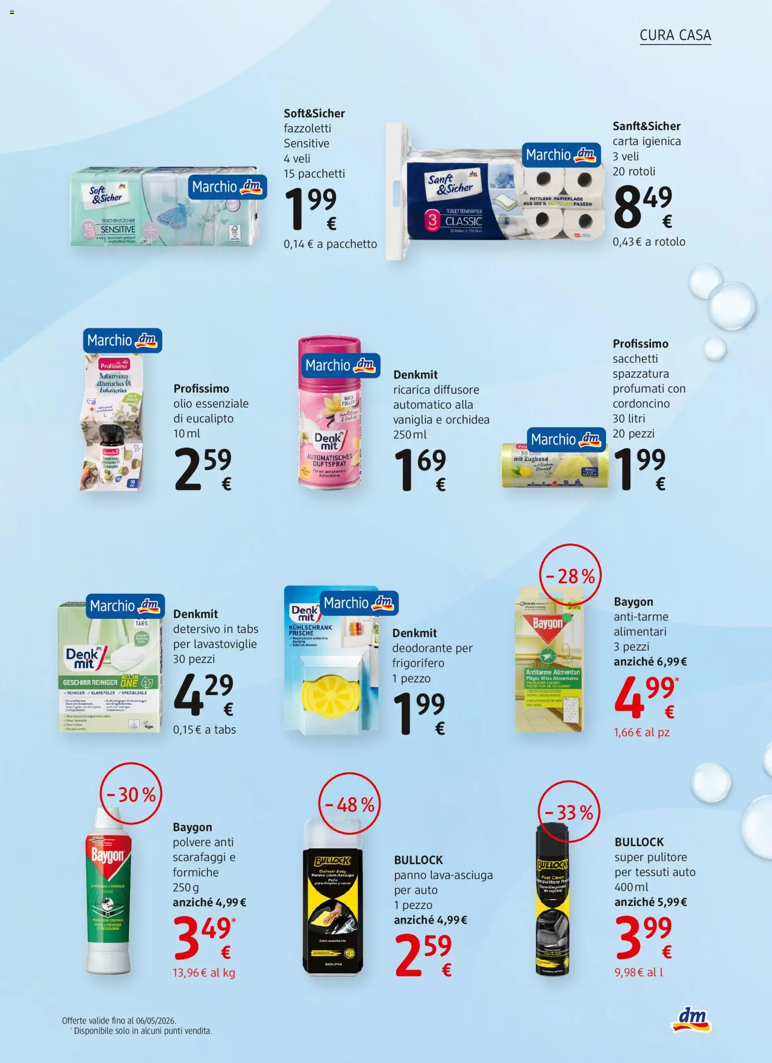 Volantino dm drogerie markt del 16.04.2026 | Pagina: 7 | Prodotti: Carta igienica, Lavastoviglie, Frigorifero, Orchidea