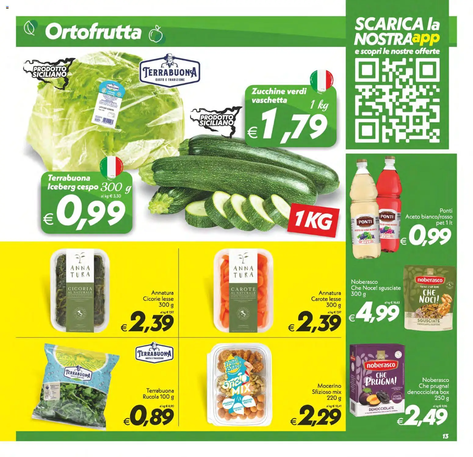 Volantino SuperConveniente del 17.04.2026 | Pagina: 13 | Prodotti: Rucola, Vino, Lattuga, Vino bianco