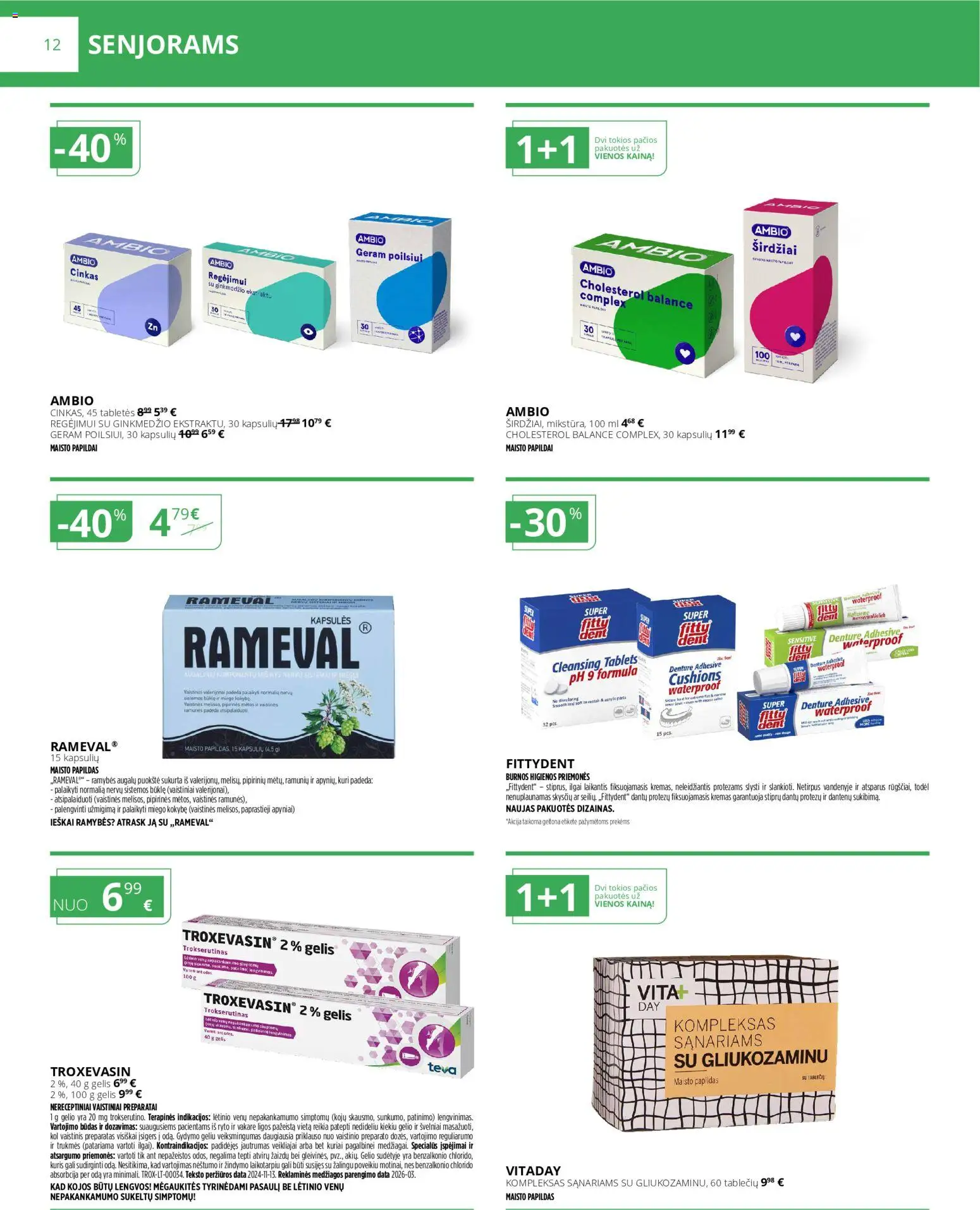 Norfa vaistinė akcijos nuo 01.04.2026 | Puslapis: 12