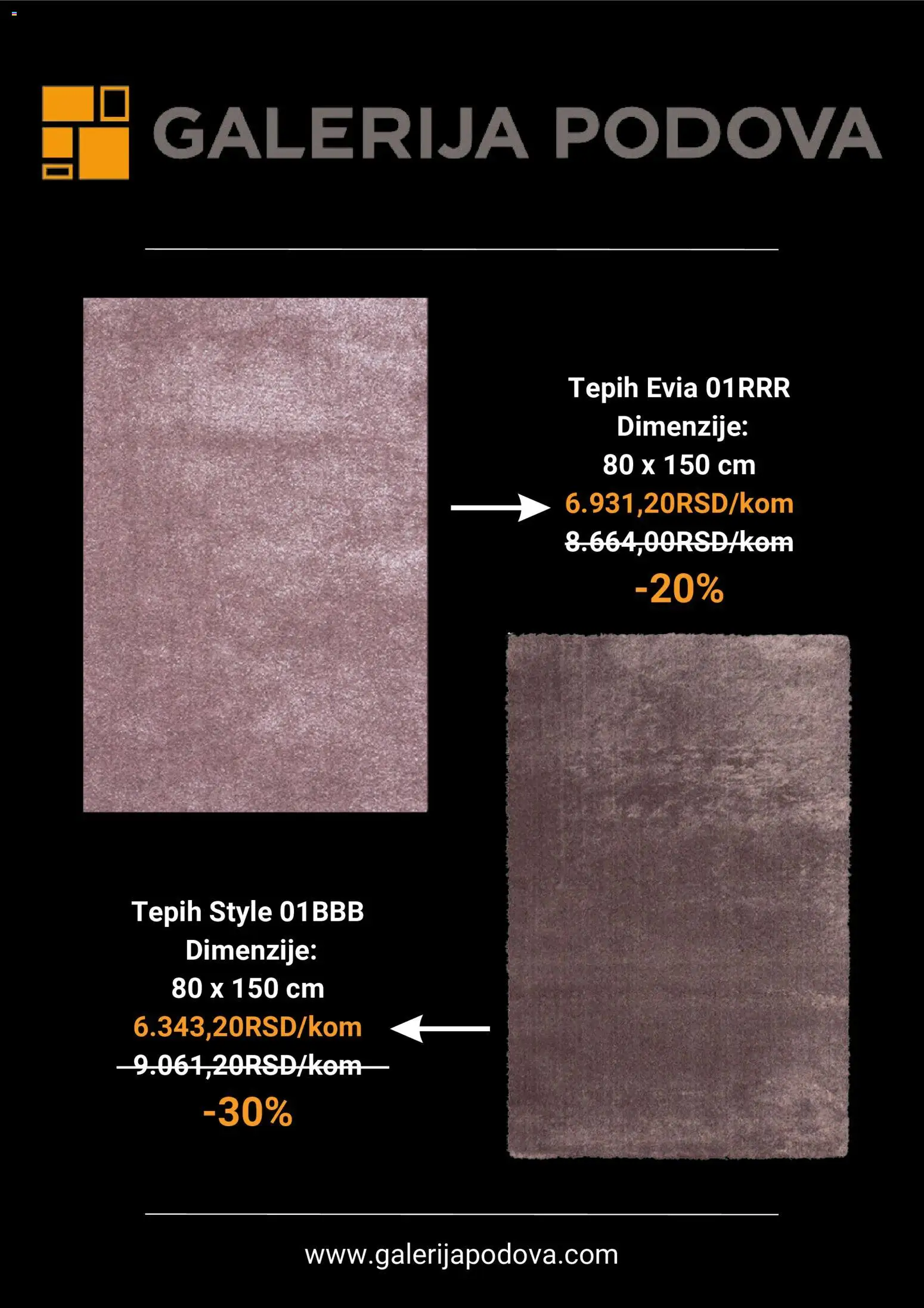 Galerija Podova katalog - važi od 18.11.2025 | Strana: 4 | Proizvode: Tepih