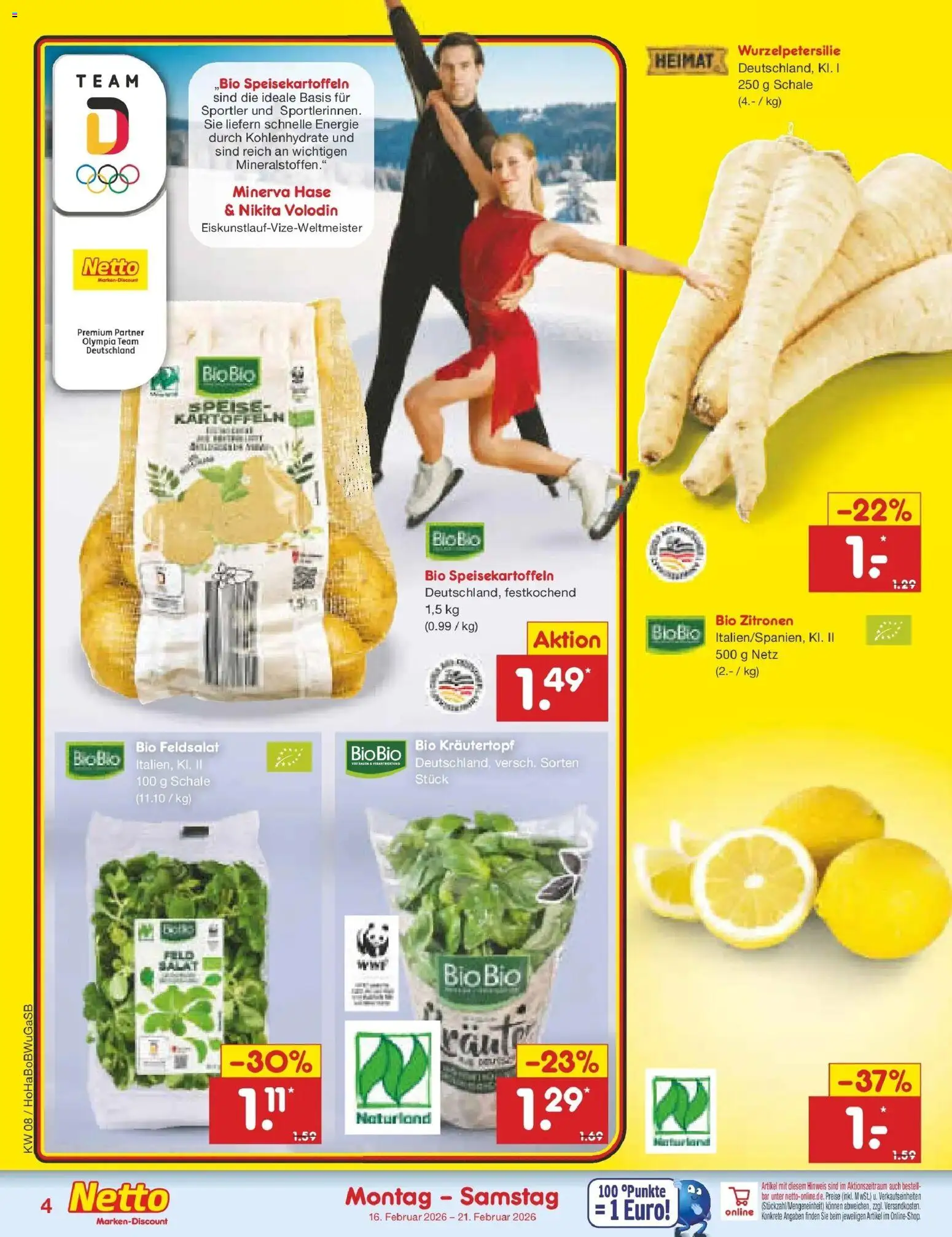 Netto Marken-Discount - Netto: Wochenangebote – gültig ab 16.02.2026 | Seite: 4 | Produkte: Zitronen