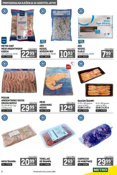 Metro - Profesionalna rješenja za ugostiteljstvo - Pregled kataloga iz trgovine Metro, vrijedi od 01.12.2025 | Stranica: 9 | Proizvodi: Meso, Kozice