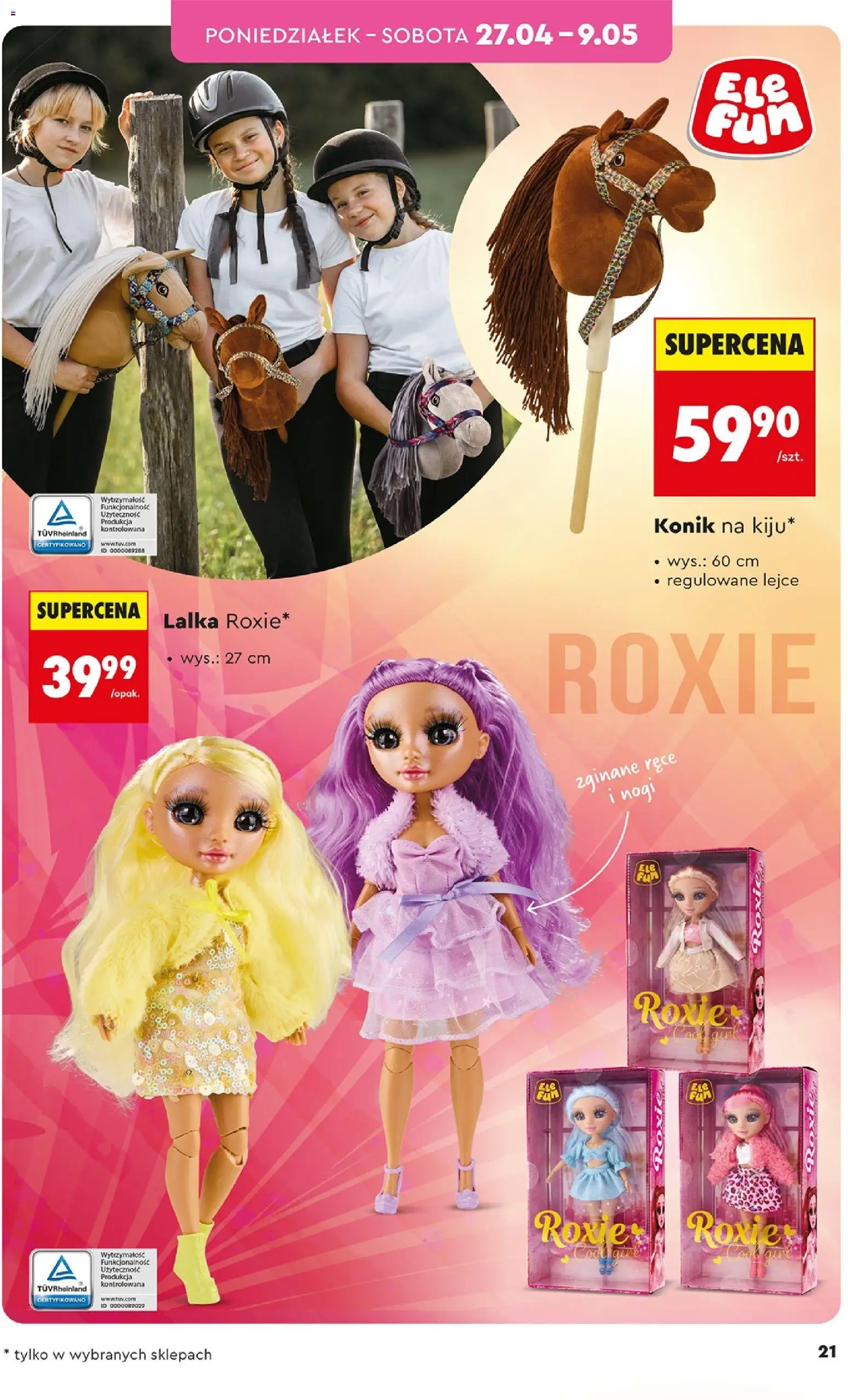 Biedronka gazetka - Hity i inspiracje od 25.04.2026 | Strona: 21 | Produkty: Lalka