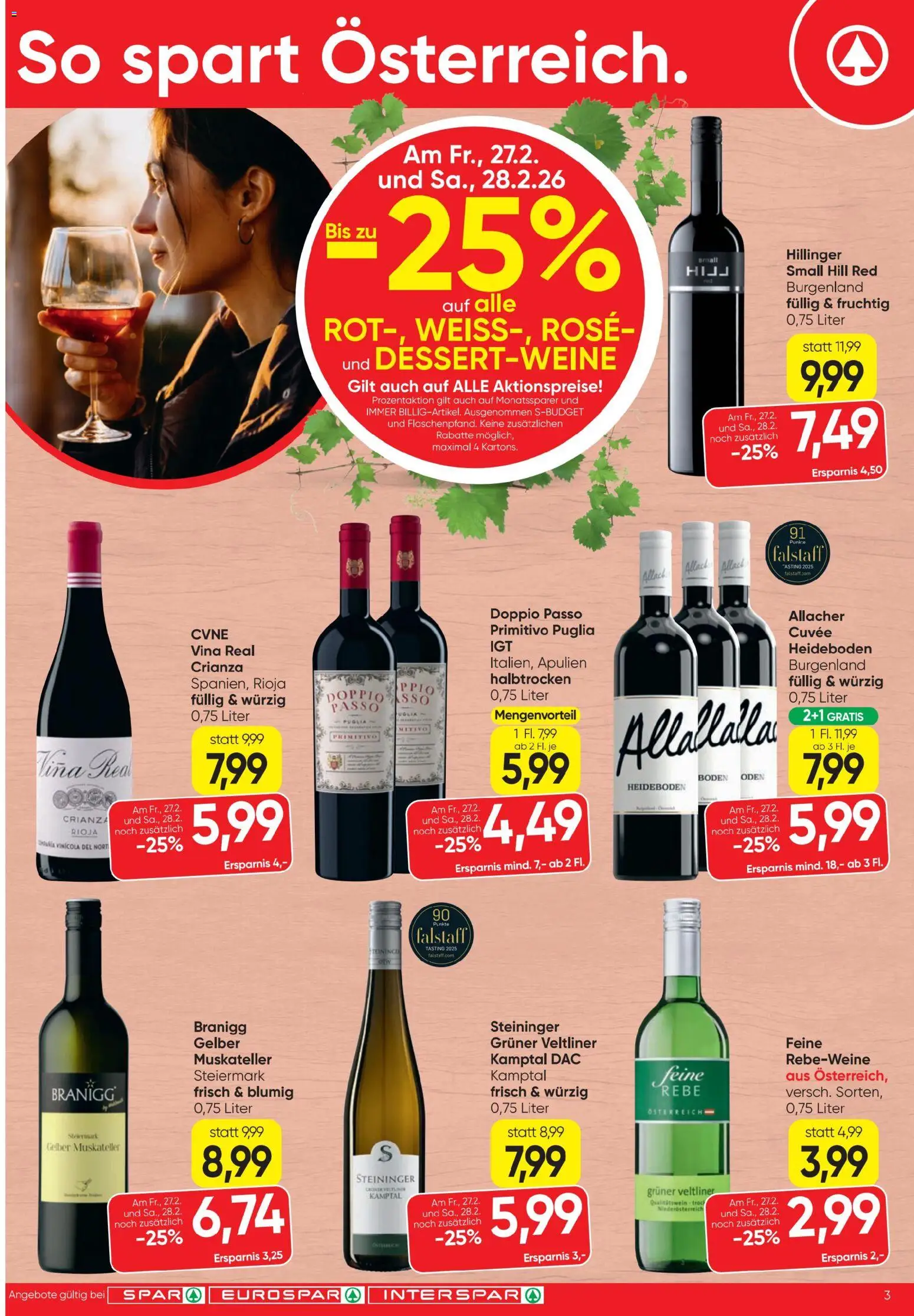 Spar Flugblatt gültig ab 26.02.2026 | Seite: 3