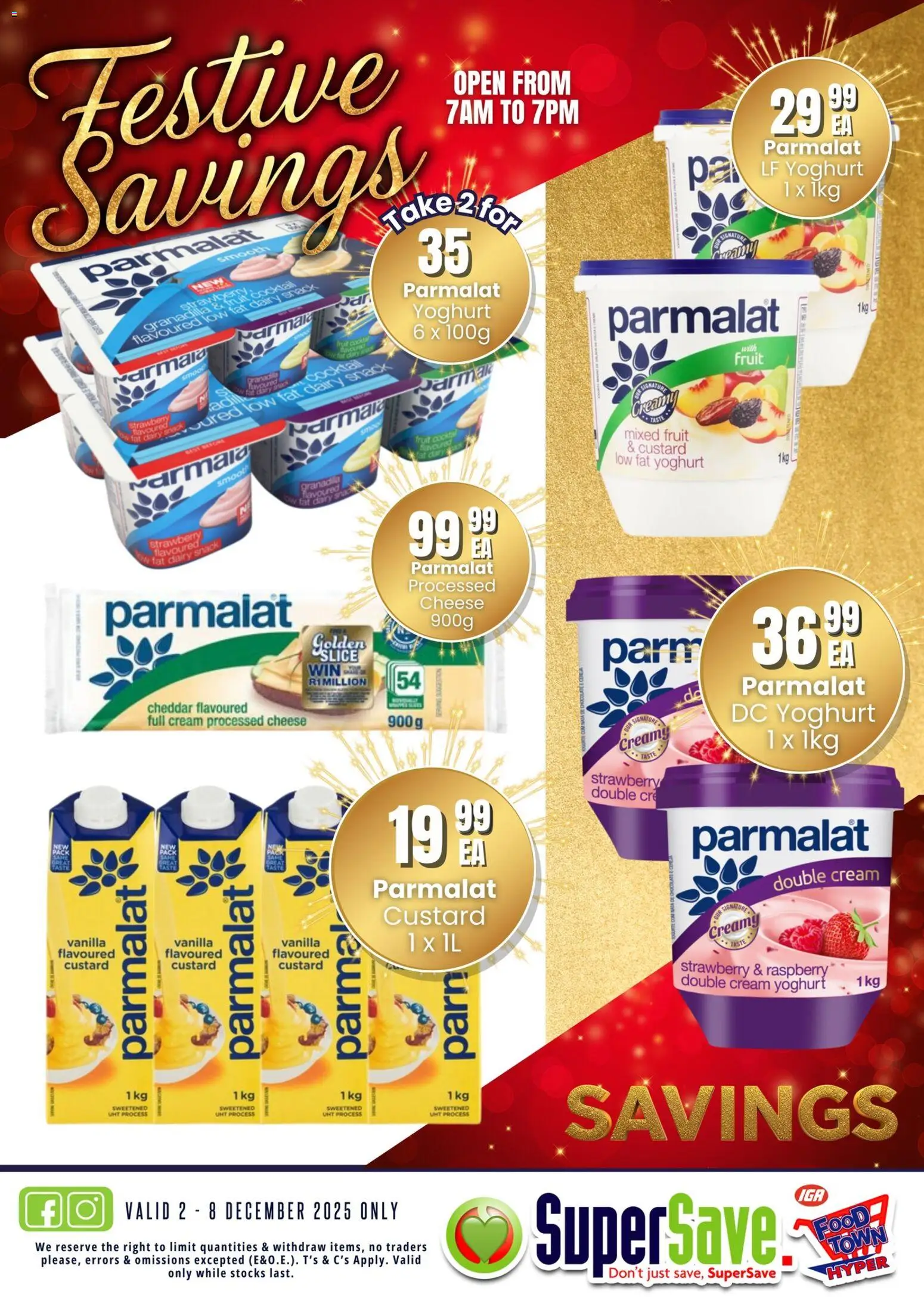 New Super Save catalogue – valid from 02.12.2025 | Page: 48 | Products: Custard, Yoghurt, Cheese, Cream