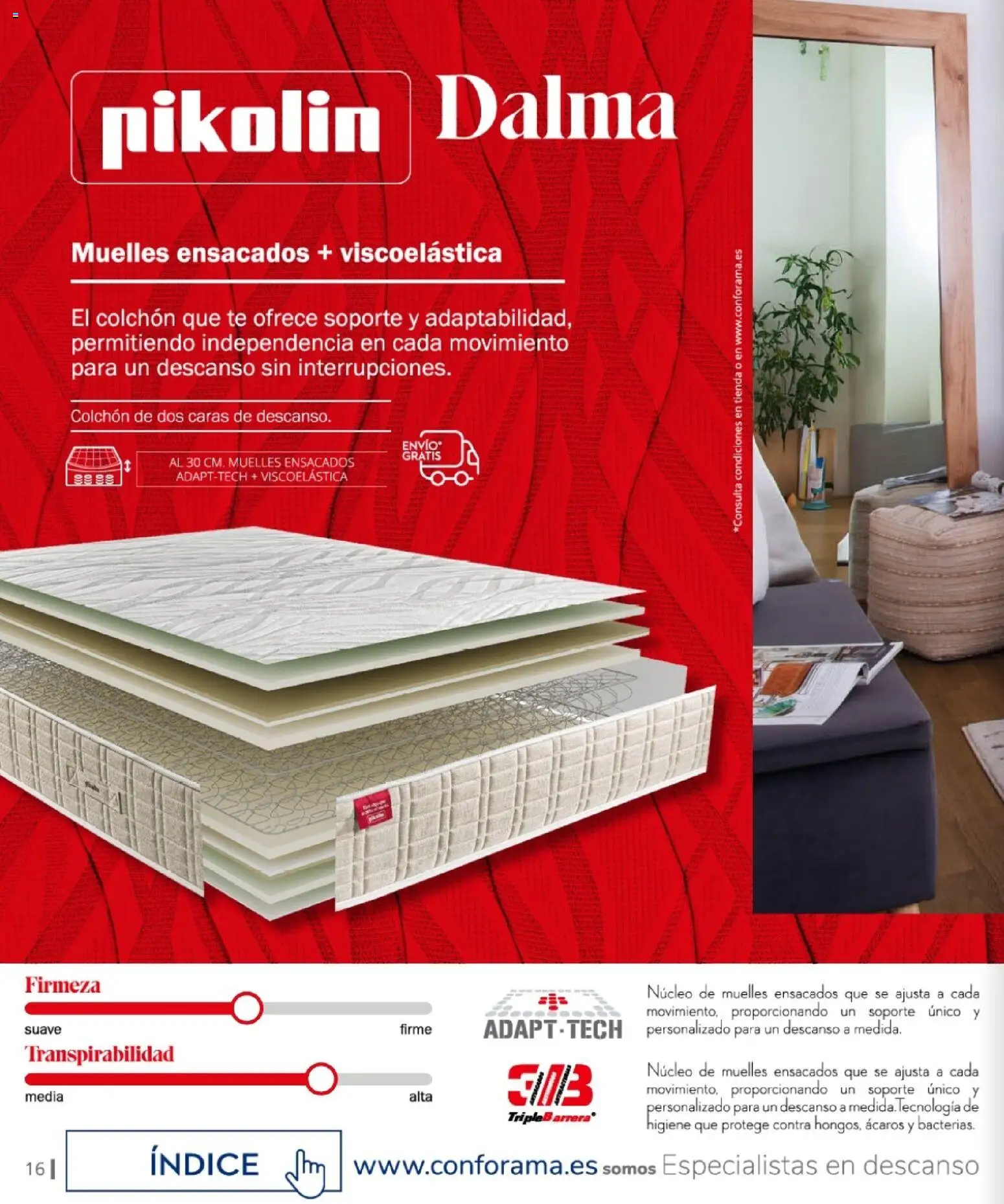 Conforama - Guía de Descanso 2026 │ válido desde el 05.02.2026 | Página: 16 | Productos: Té, Colchon