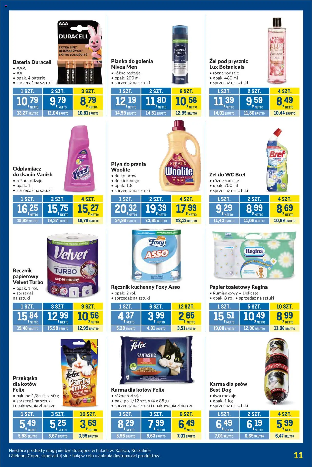 Makro Gazetka - Kupujesz więcej płacisz mniej od 30.09.2025 | Strona: 11 | Produkty: Vanish, Papier toaletowy, Prysznic, Pianka do golenia