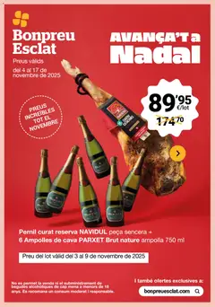 Vista previa Bonpreu folleto válido desde el 04.11.2025