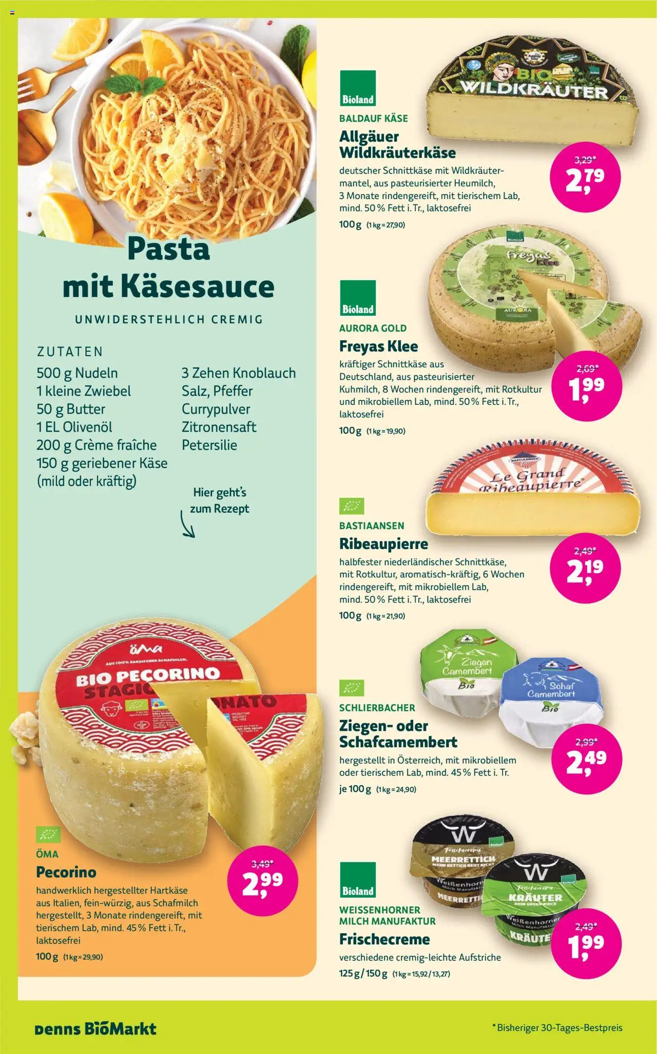 Denns BioMarkt Angebote - gültig ab dem 27.08.2025 | Seite: 4 | Produkte: Butter, Olivenol, Creme, Knoblauch