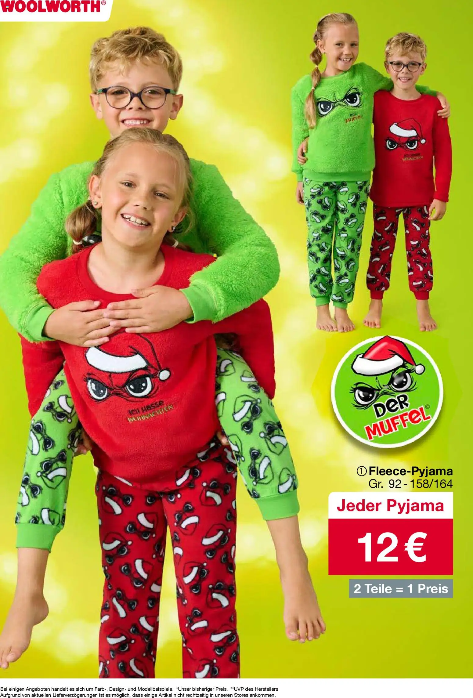 Woolworth  Flugblatt gültig ab 24.10.2025 | Seite: 3 | Produkte: Pyjama