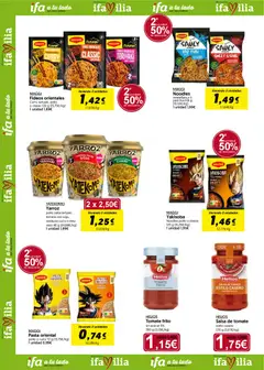 Vista previa Hiper Usera folleto válido desde el 30.03.2026 | Página: 2 | Productos: Fideos, Pasta, Salsa de tomate