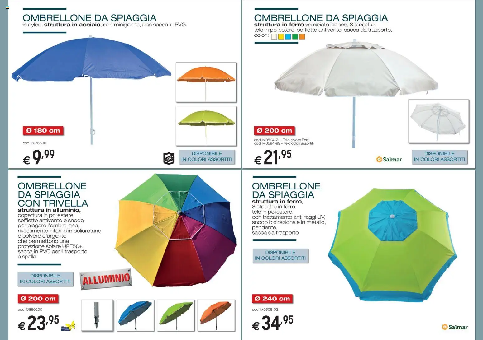 Volantino Brico OK del 05.03.2026 | Pagina: 5 | Prodotti: Ombrellone, Alluminio