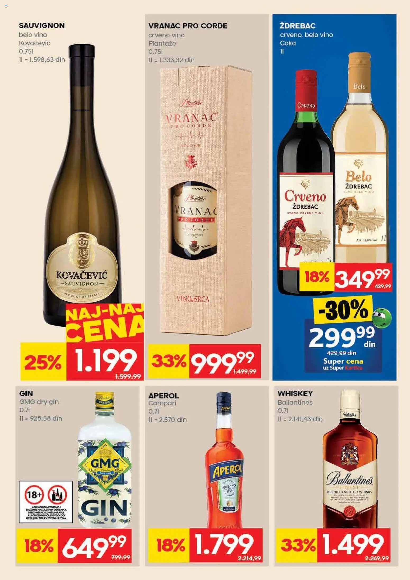 Idea katalog - važi od 30.04.2026 | Strana: 27 | Proizvode: Vranac, Dry gin, Gin, Vino