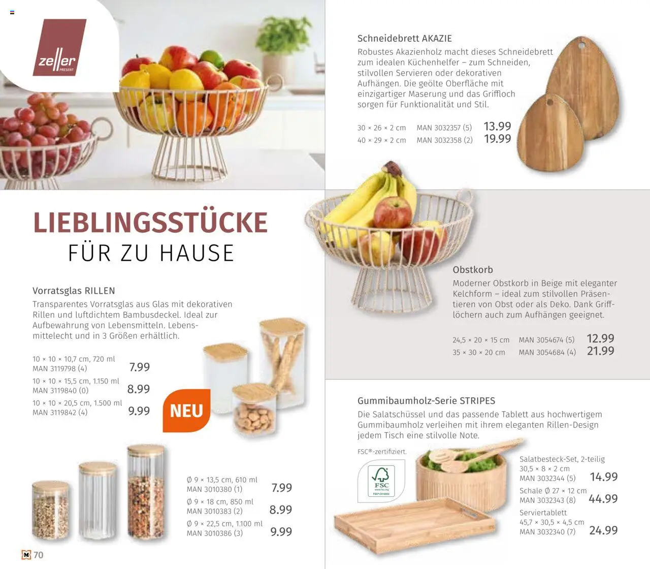 Müller Haushaltskatalog – gültig ab 03.10.2025 | Seite: 70 | Produkte: Tisch, Obst