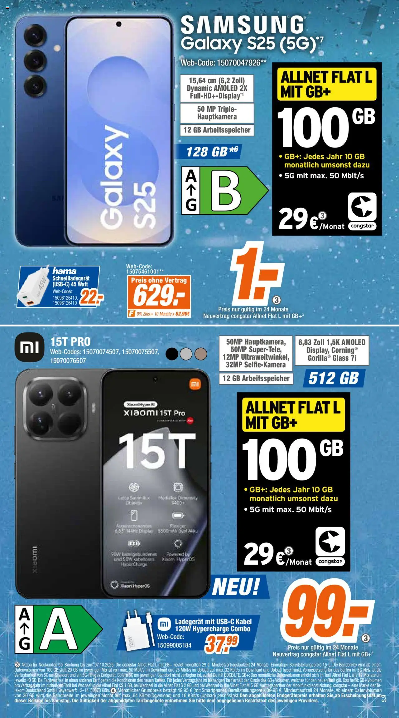 Expert Prospekt 	 – gültig ab 04.10.2025 | Seite: 9 | Produkte: Kabel, Xiaomi, Samsung, Ladegerät