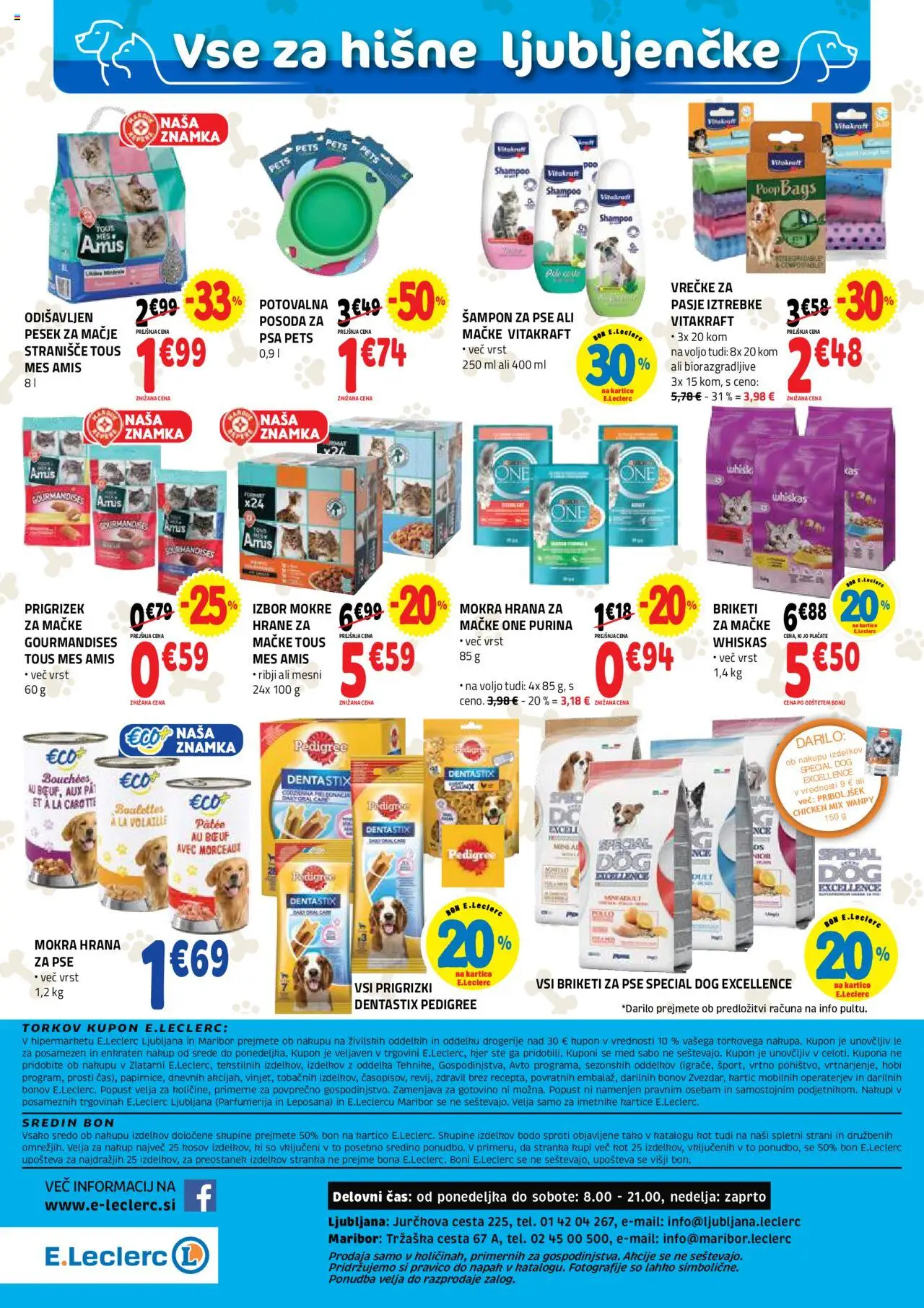 E.leclerc katalog │ velja od 20.08.2025 | Stran: 48 | Izdelki: Stranisce, Sampon, Prigrizki