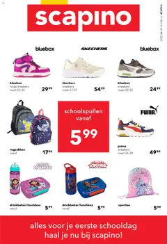 Scapino - Back 2 school  - Voorbeeld van een folder van Scapino, geldig van 11.08.2025