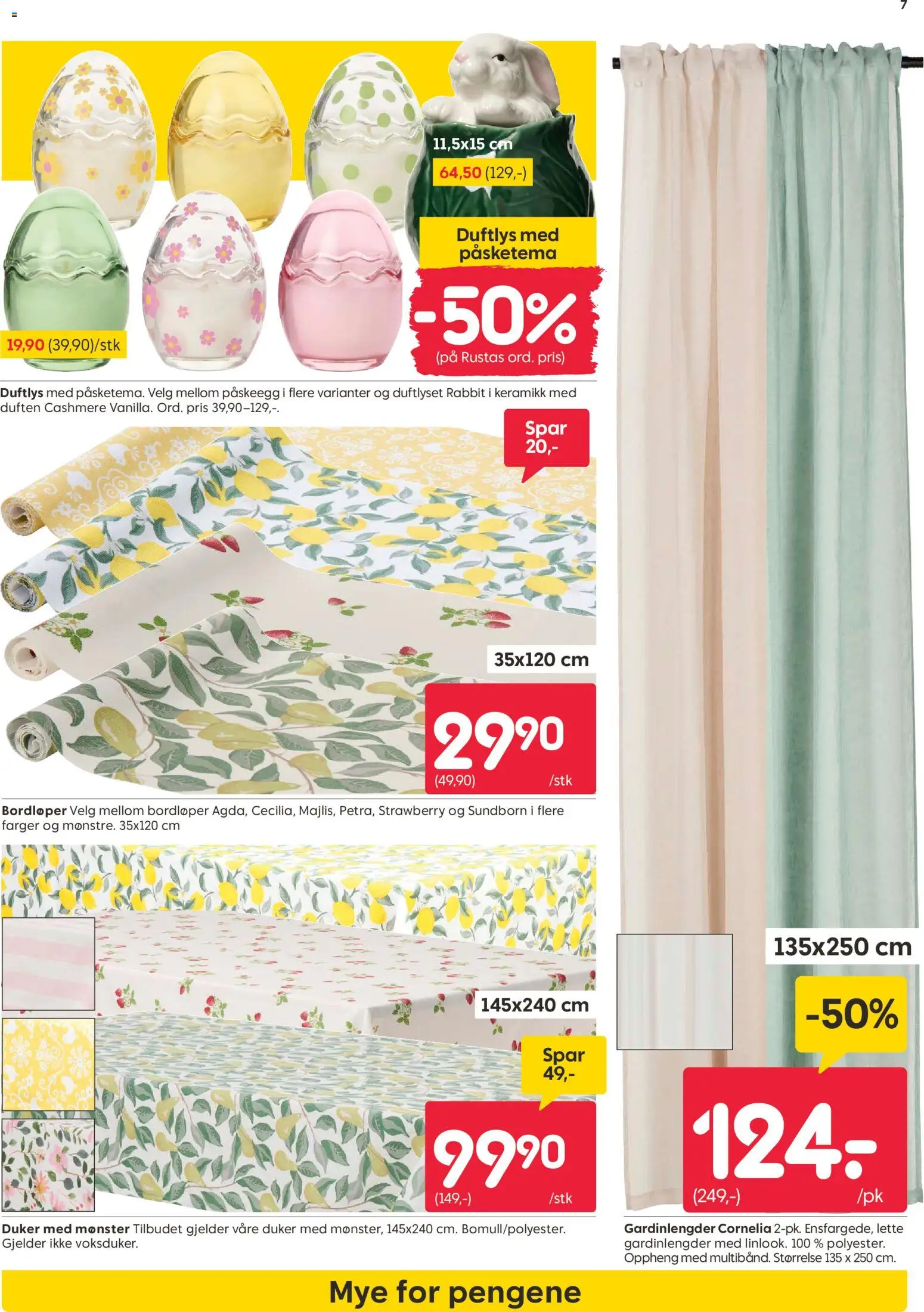 {H1} | Side: 7 | Produkter: Сервер, Duker, Duftlys