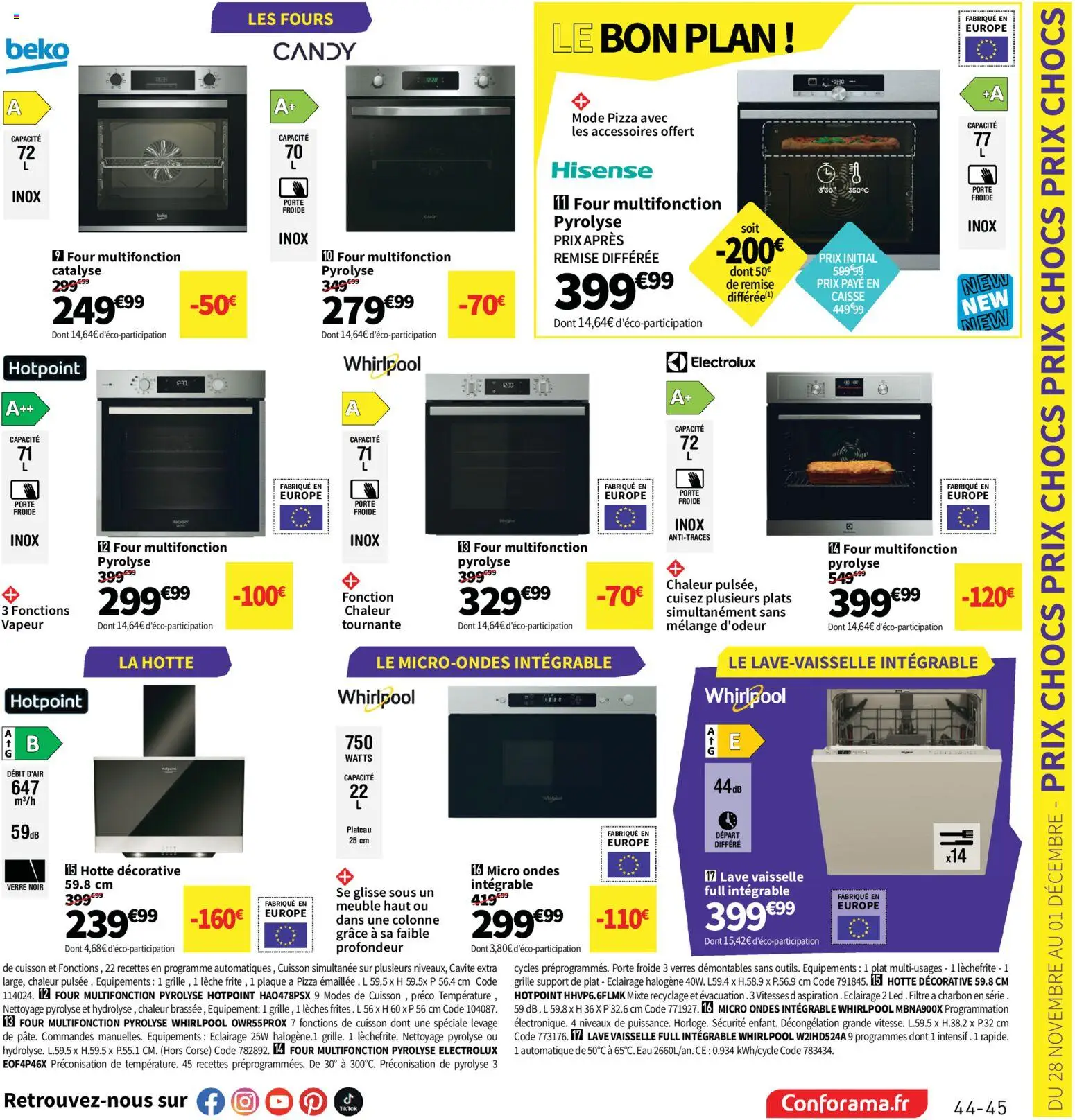 {H1} | Page: 45 | Produits: Meuble, Four, Plateau, Porte