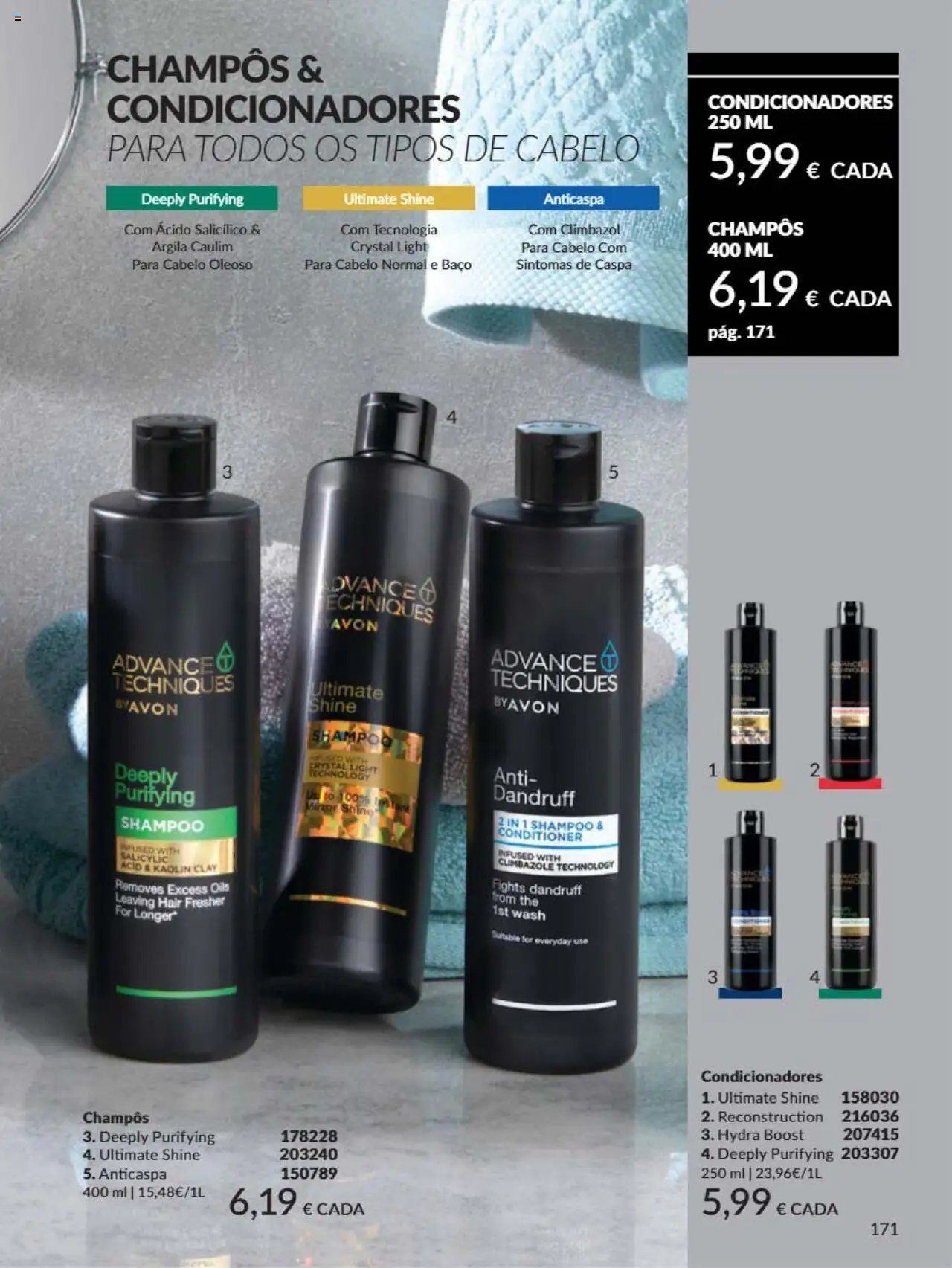 Catálogo Avon Campanha 6 │ válido de 01.06.2025 | Página: 171 | Produtos: Argila, Shampoo, Condicionador