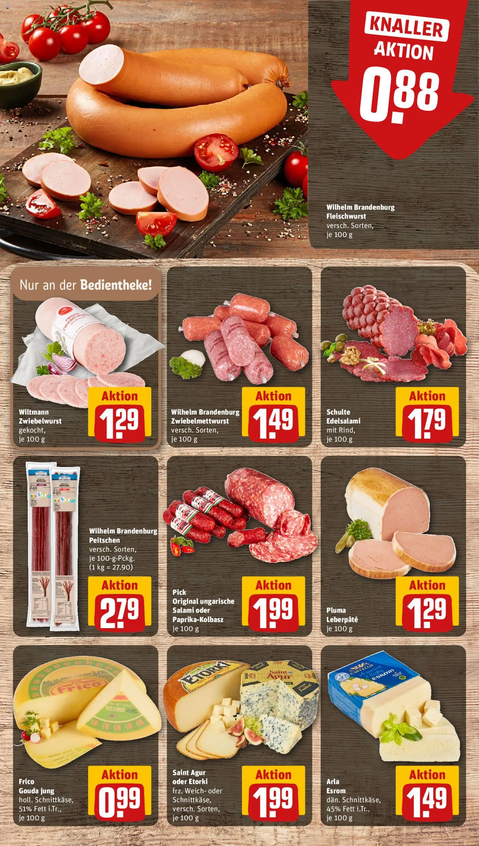 Rewe Prospekt 	 – gültig ab 02.02.2026 | Seite: 11 | Produkte: Gouda, Salami