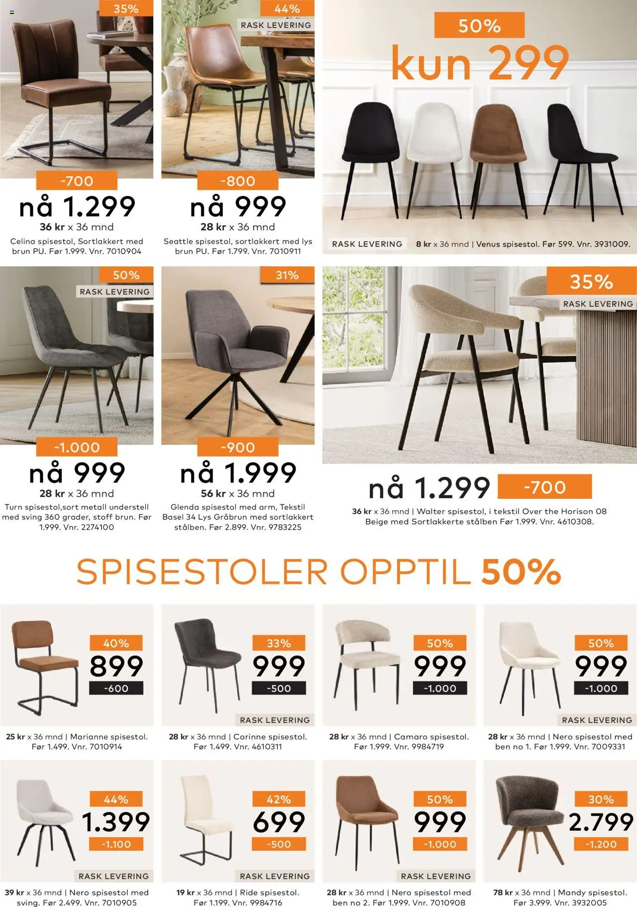  | Side: 23 | Produkter: Spisestol, Lys