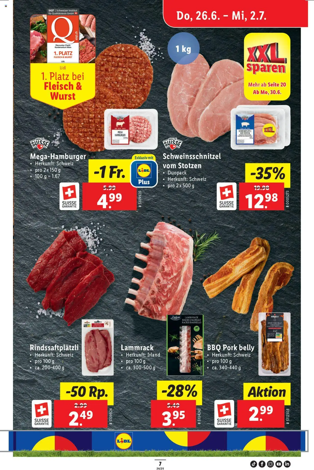 Lidl Aktionen ab 26.06.2025 | Seite: 13 | Produkte: Wurst