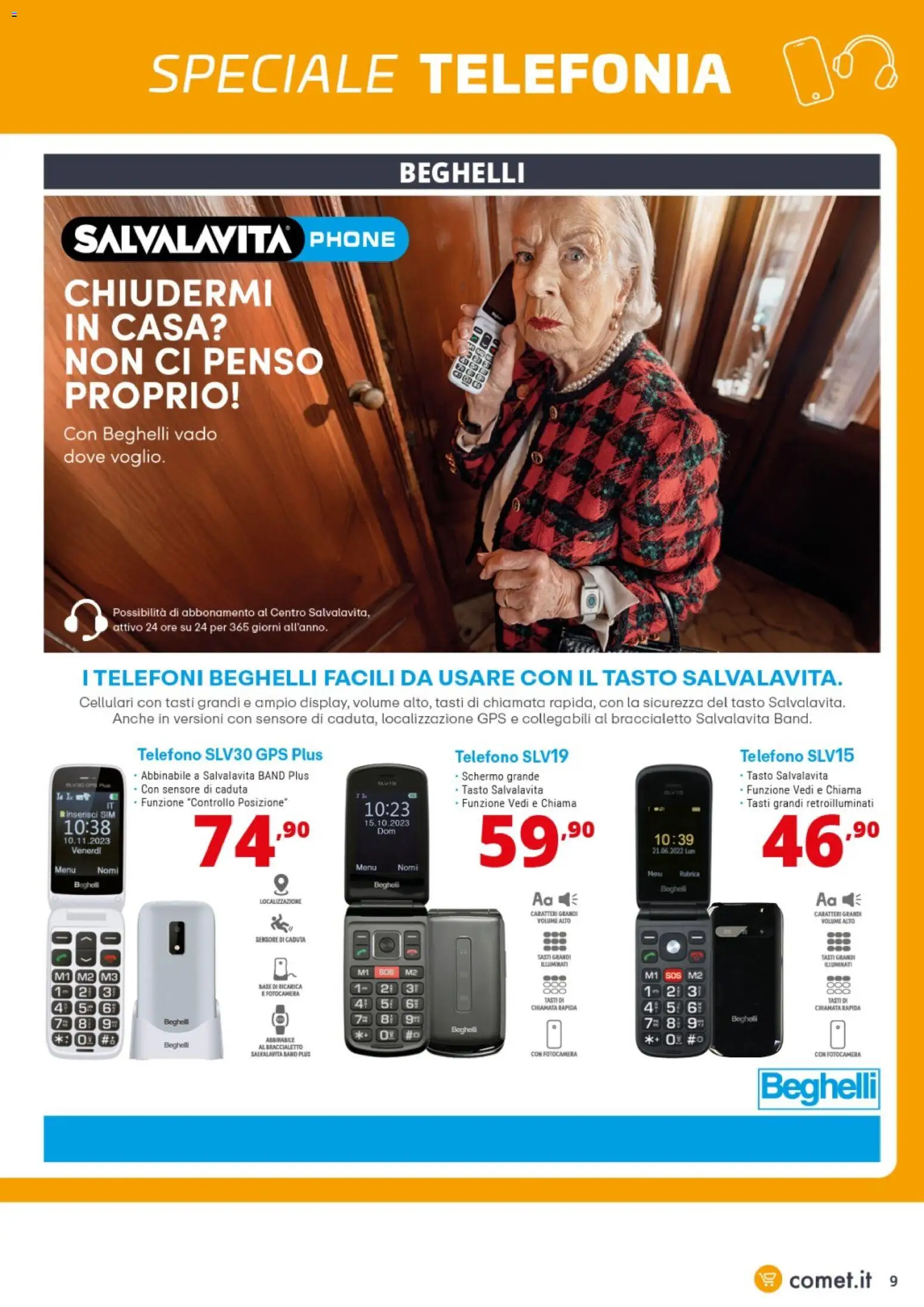 Volantino Comet del 20.03.2026 | Pagina: 9 | Prodotti: Schermo, Telefono, Fotocamera