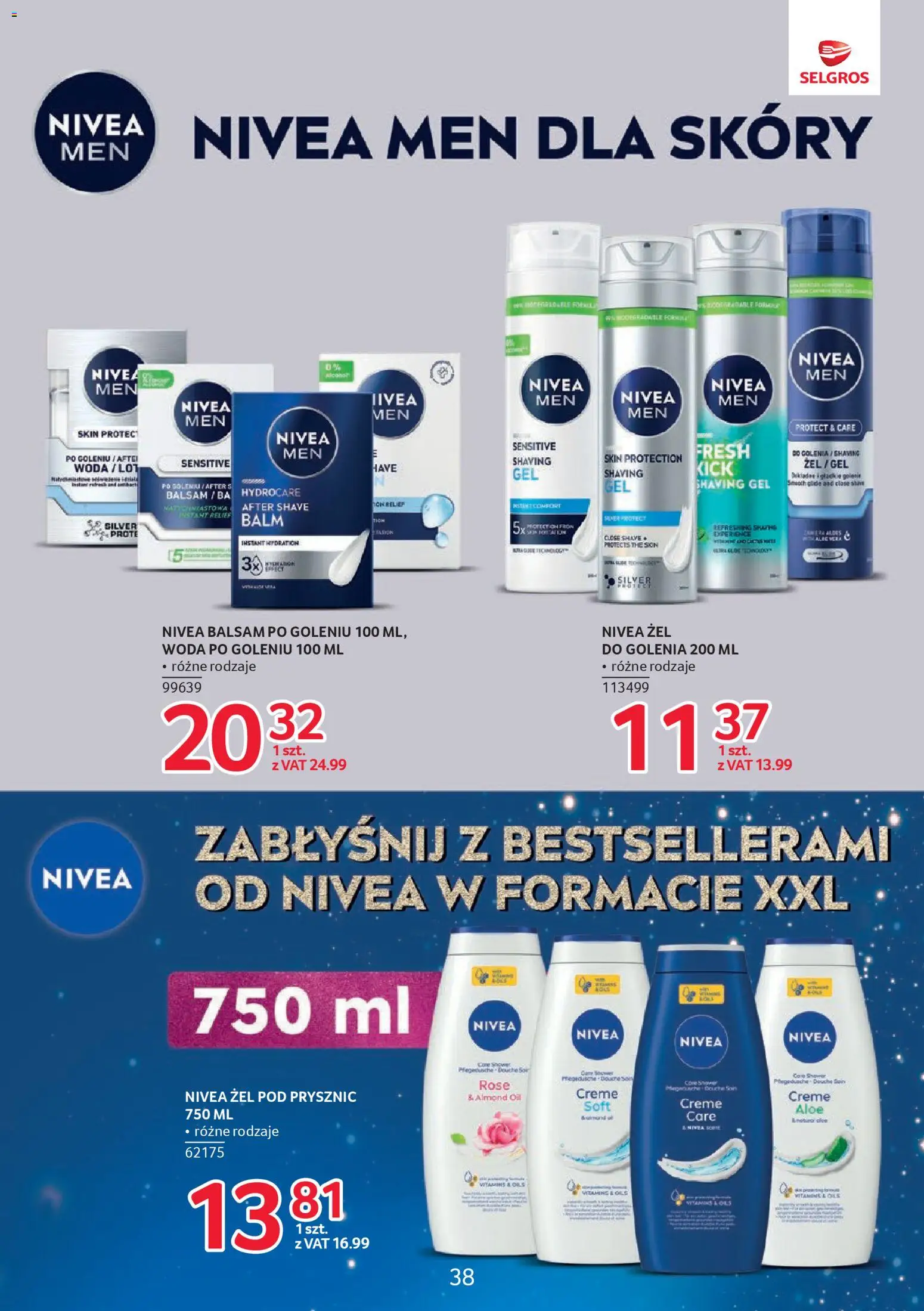 Selgros cash&carry Gazetka - Markowe produkty od 18.12.2025 | Strona: 30 | Produkty: Prysznic, Balsam po goleniu, Żel pod prysznic, Woda