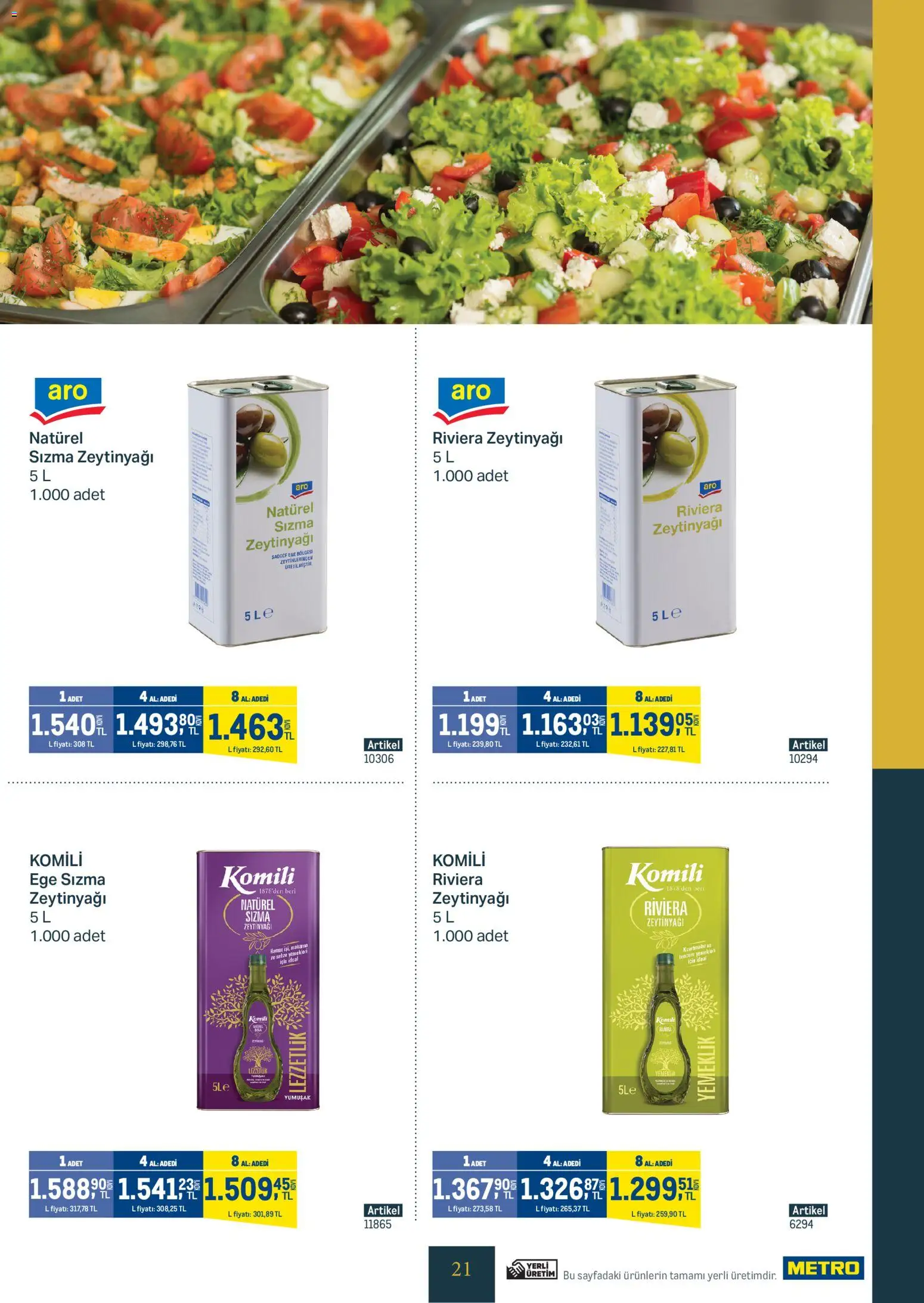 Metro - Kurum ve İşletme Mutfakları - 25.02.2026 tarihinden itibaren geçerlidir | Sayfa: 21 | Ürünler: Makarna